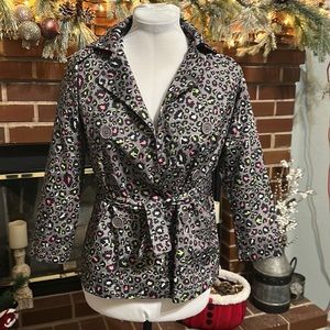 Pink platinum raincoat for girls